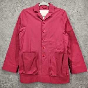 Toogood The Photographer 006 Jacket Crimson Cotton Size 1 Small Made in London